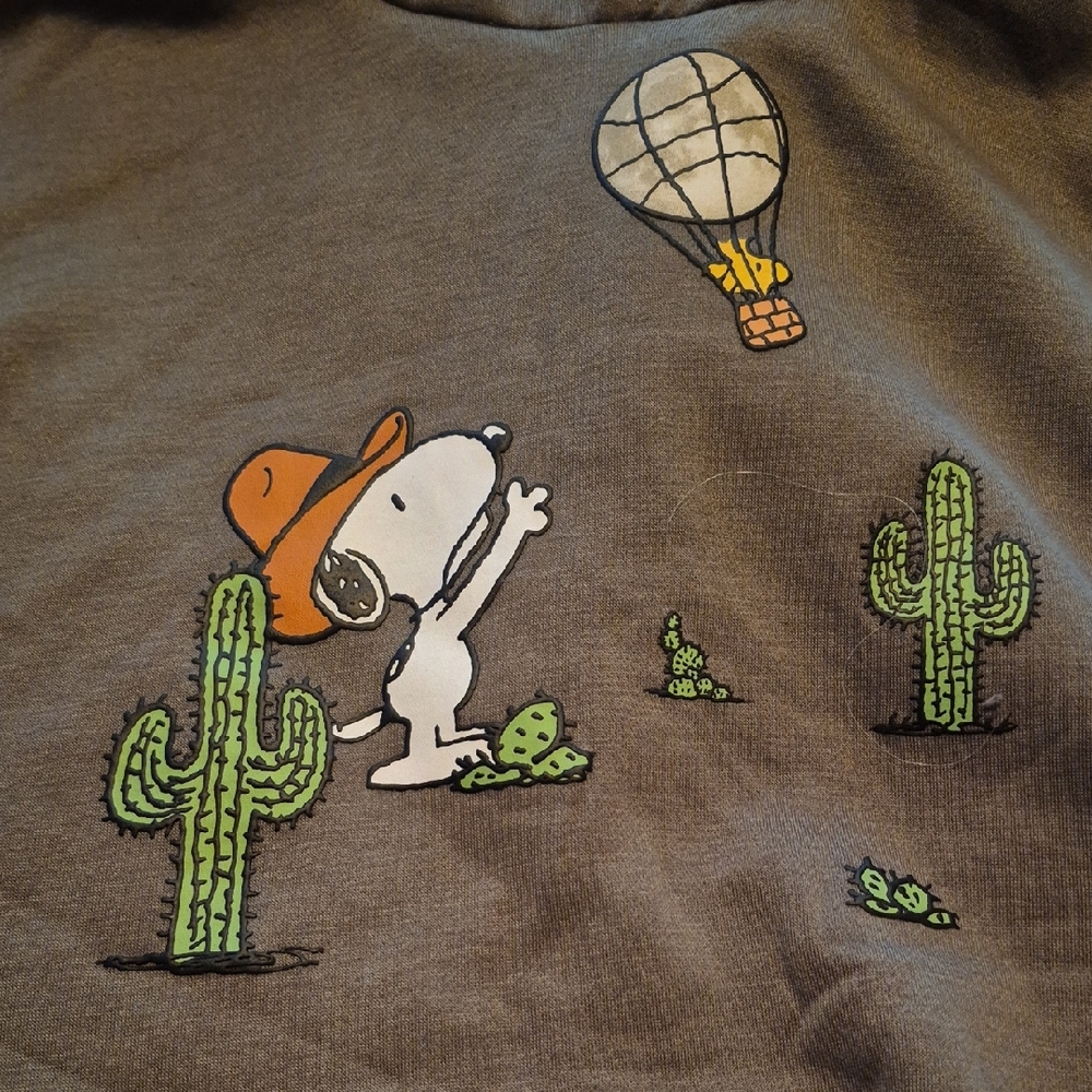 Peanuts Gray Snoopy Tee